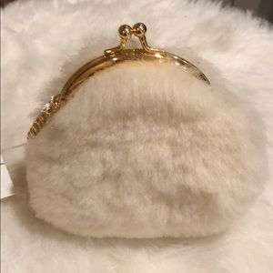 Ugg furry coin purse 👛